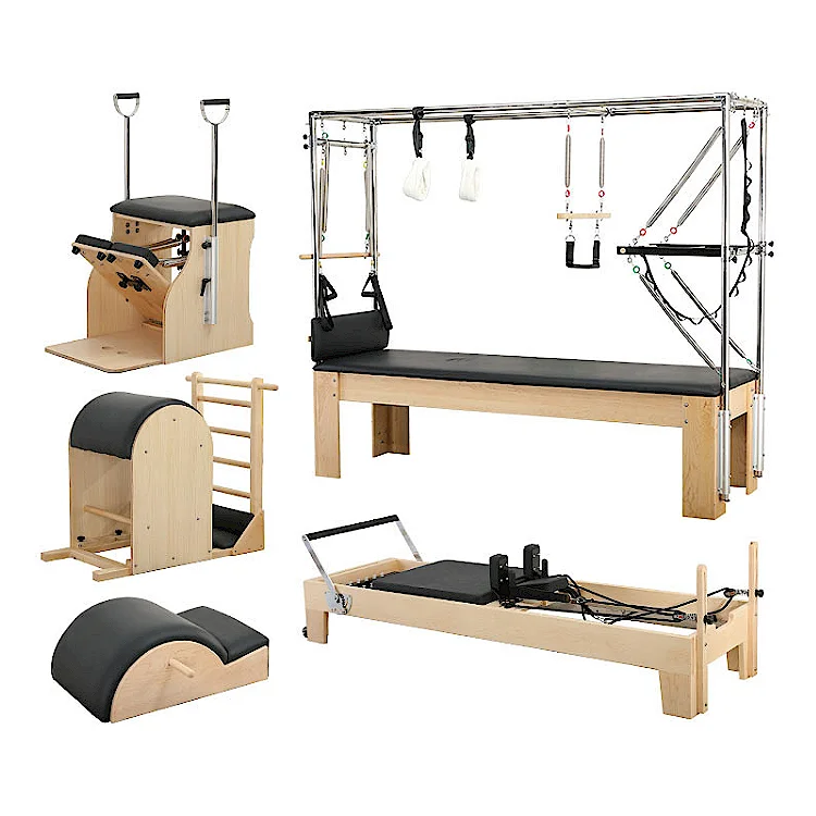 

Equipment Smart Library Pilates for Sale Wood Flat Bed Equipment Solid Maple Pilates Maple Pilates Reformer