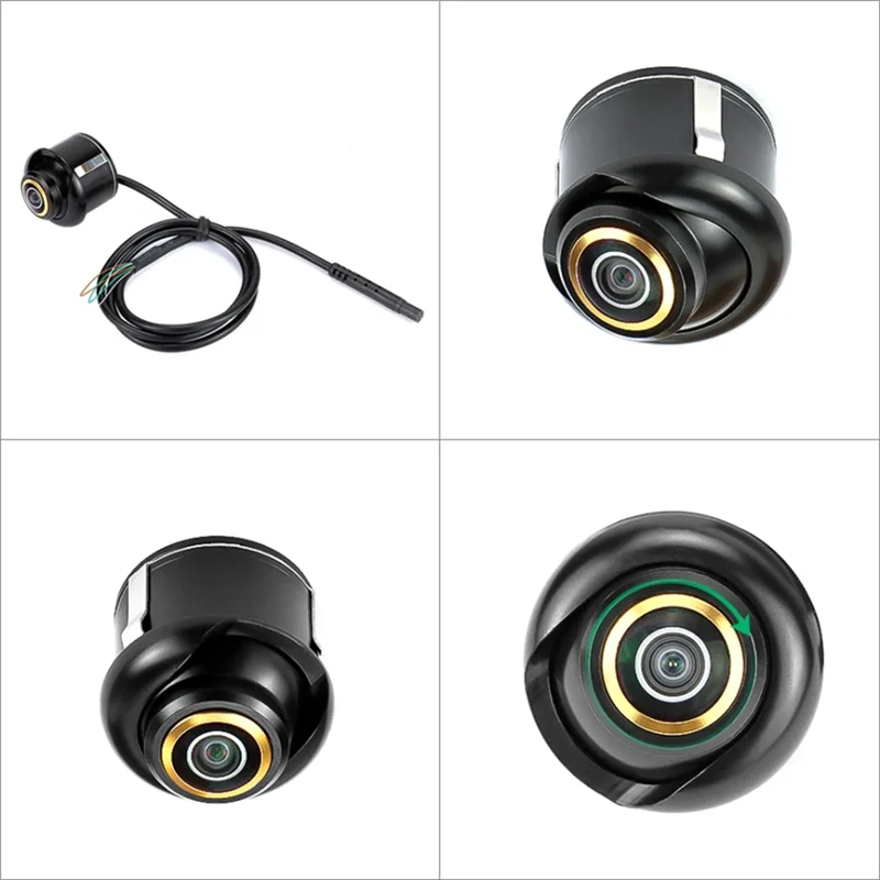 

Reversing Fisheye Camera 170° 1920 X 1080P For Car AHD CBVS 720P Metal Body Lens Black Rear View Reversing Camera Durable (A)