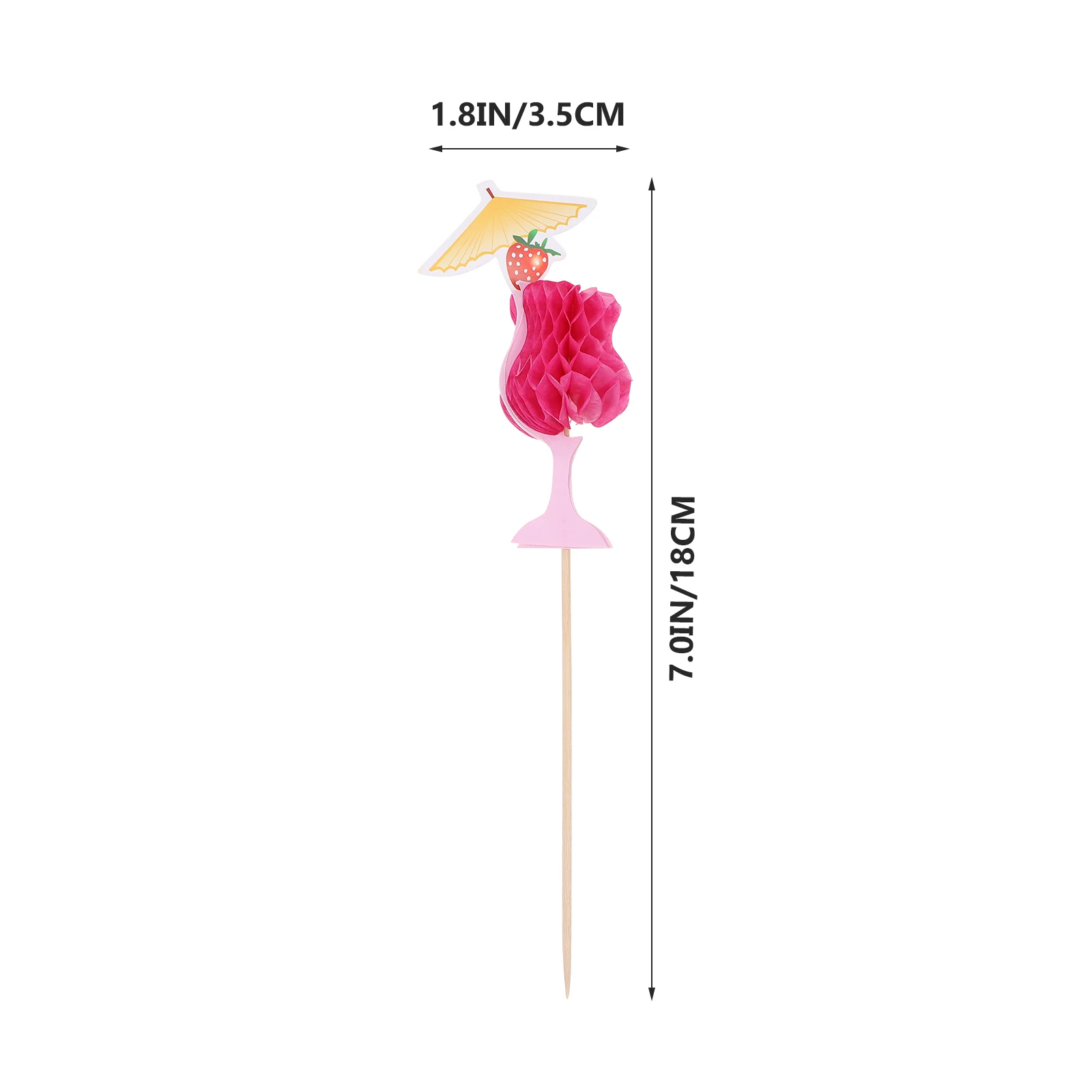 

50pcs Wine Glass Decorative Bamboo Sticks Colorful Cocktail Fruit Toothpicks Beverage Party Supplies Dessert Toppers Cake Picks