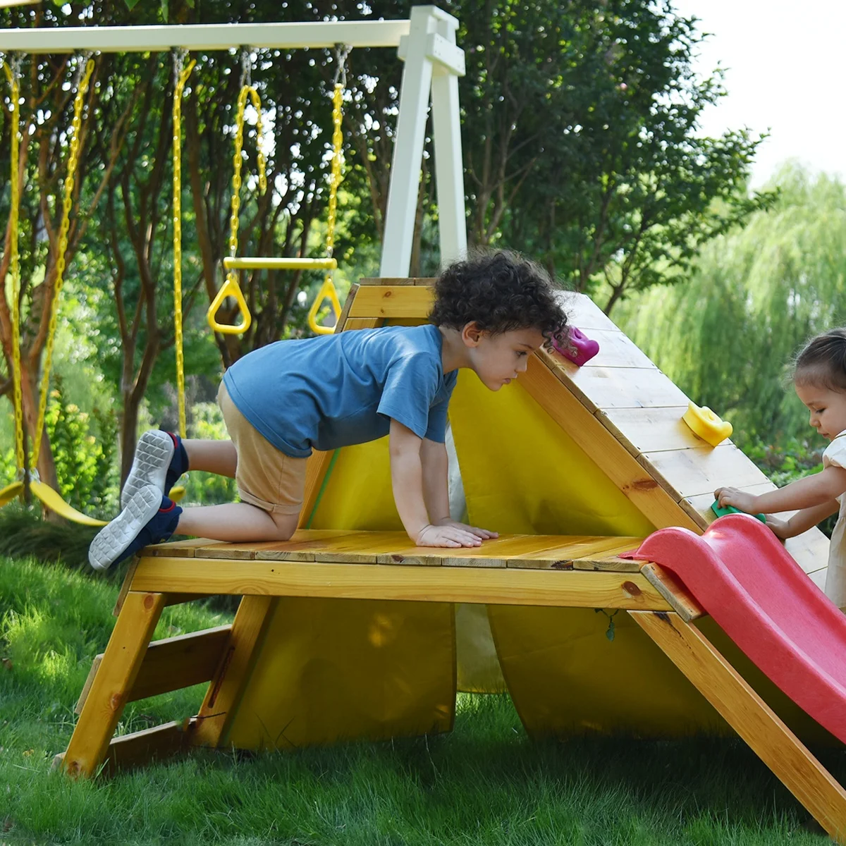 Kinder-Holz-Spielhaus-Set für – Kids Outdoor Wooden Playhouse Bewertung und Preis