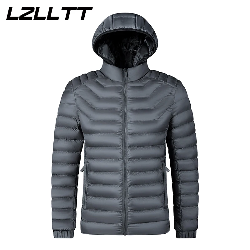 New Winter Men Warm Waterproof Parkas Jacket Coat Mens Autumn Hooded Casual Brand Windproof Thick Outwear Hat Parkas Jacket Male