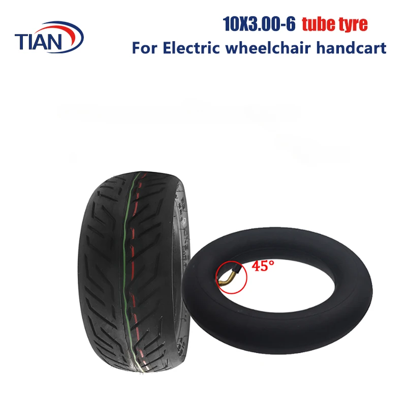 10 Inch 10x3.00-6 Vacuum Tire  10x3 Tubeless Inflate Tyre Upgrade City-road Tyre for Kugoo M4 Pro,Zero 10X