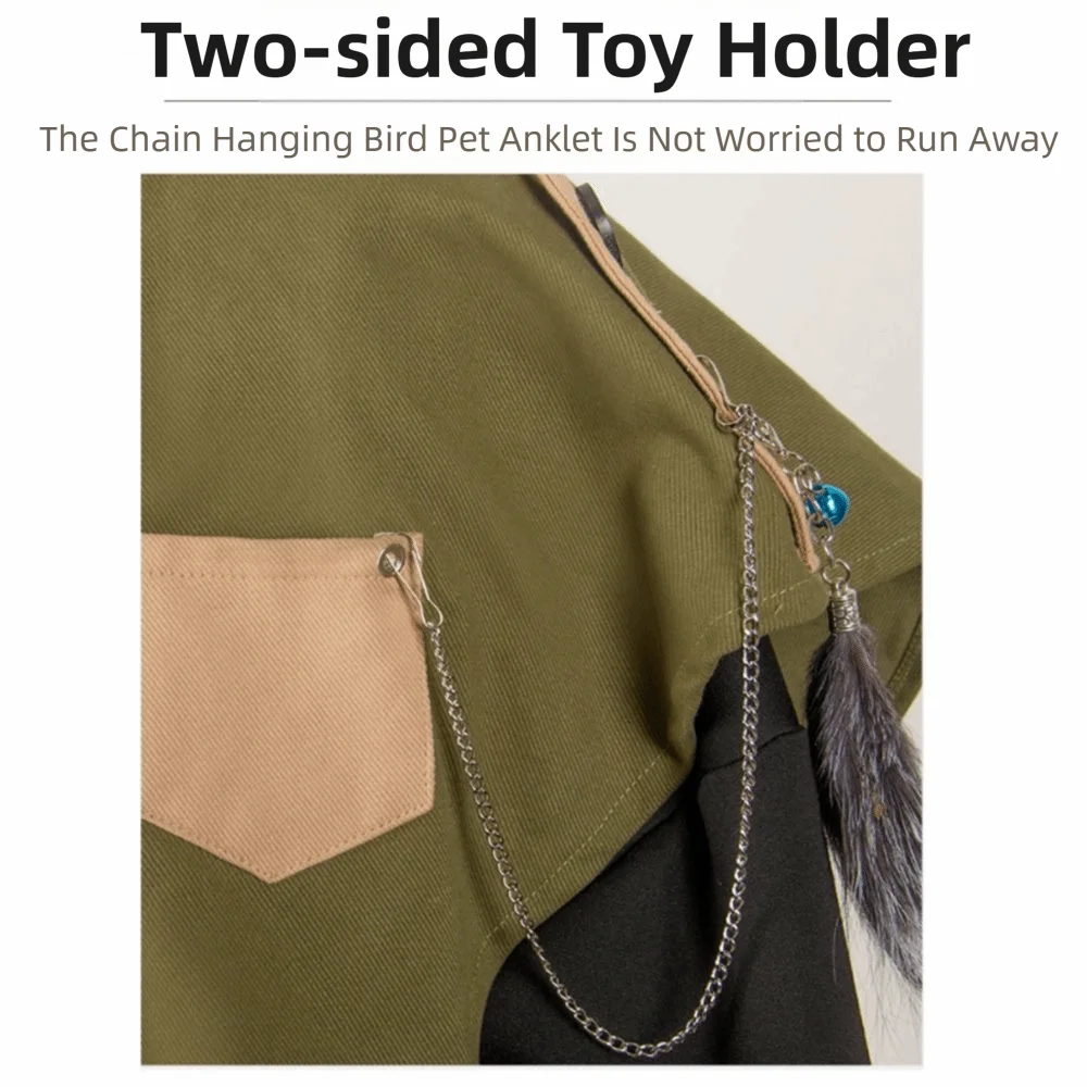 Creative Parrot Pad Shawl Thickened Solid Color Parrot Shoulder Protector Wear Resistant Anti-Bird Poops