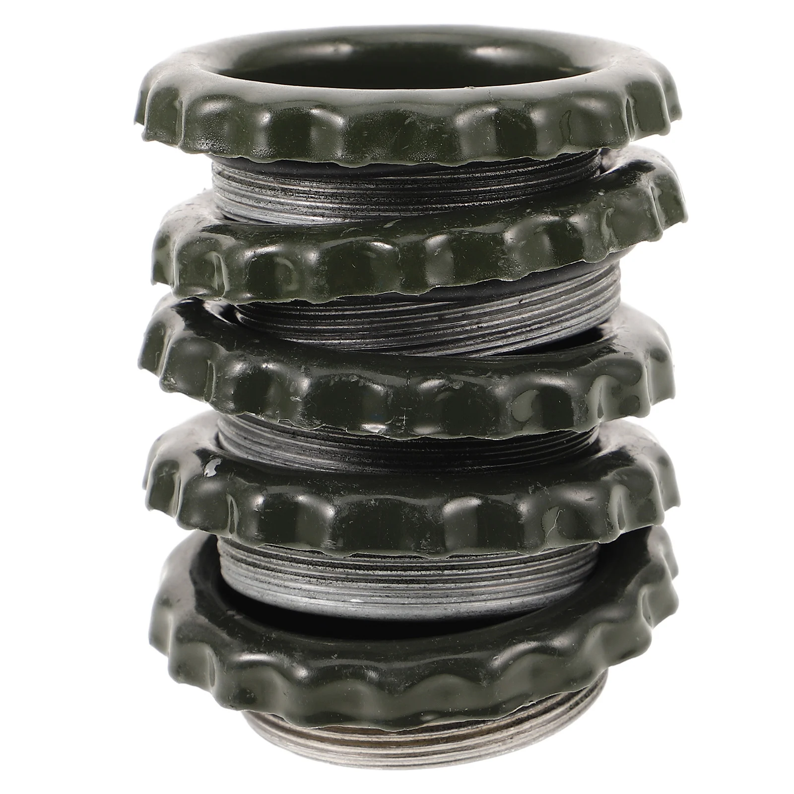 

5pcs Drum Cover Bung Caps Oil Drums Bung Cap Iron Drum Cover Plastic Barrel Lid for Chemical Drum Sealing Water Barrel Protectio
