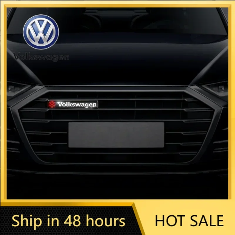 

For VW Volkswagen Jetta MK5 Golf Car Mid-net Lamp Badge Emblem Decoration Styling Auto Accessories For Volkswagen VW Scirocco Je