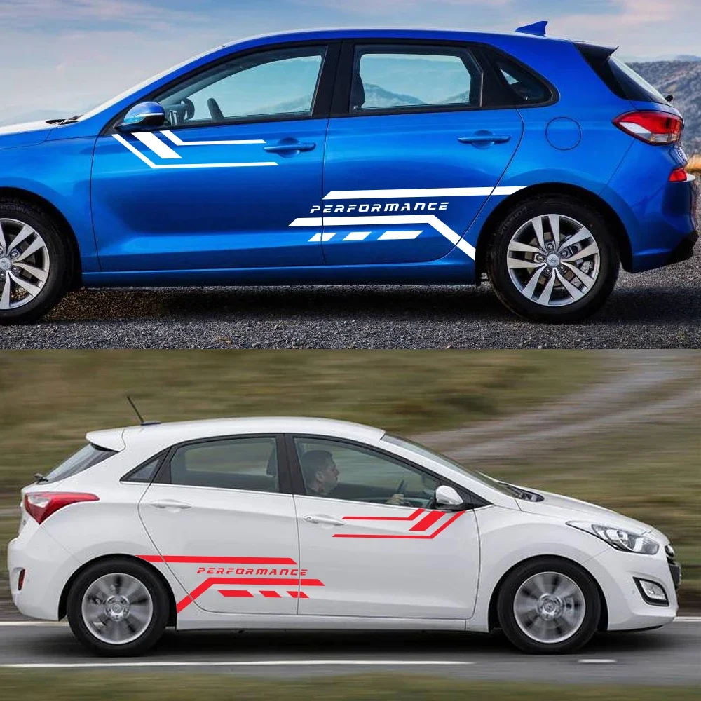 

Car Door Side Sticker for Hyundai I30 I 30 N Line 30n Sedan GT Auto Graphics Sports Stripes Decorative Modification Accessories