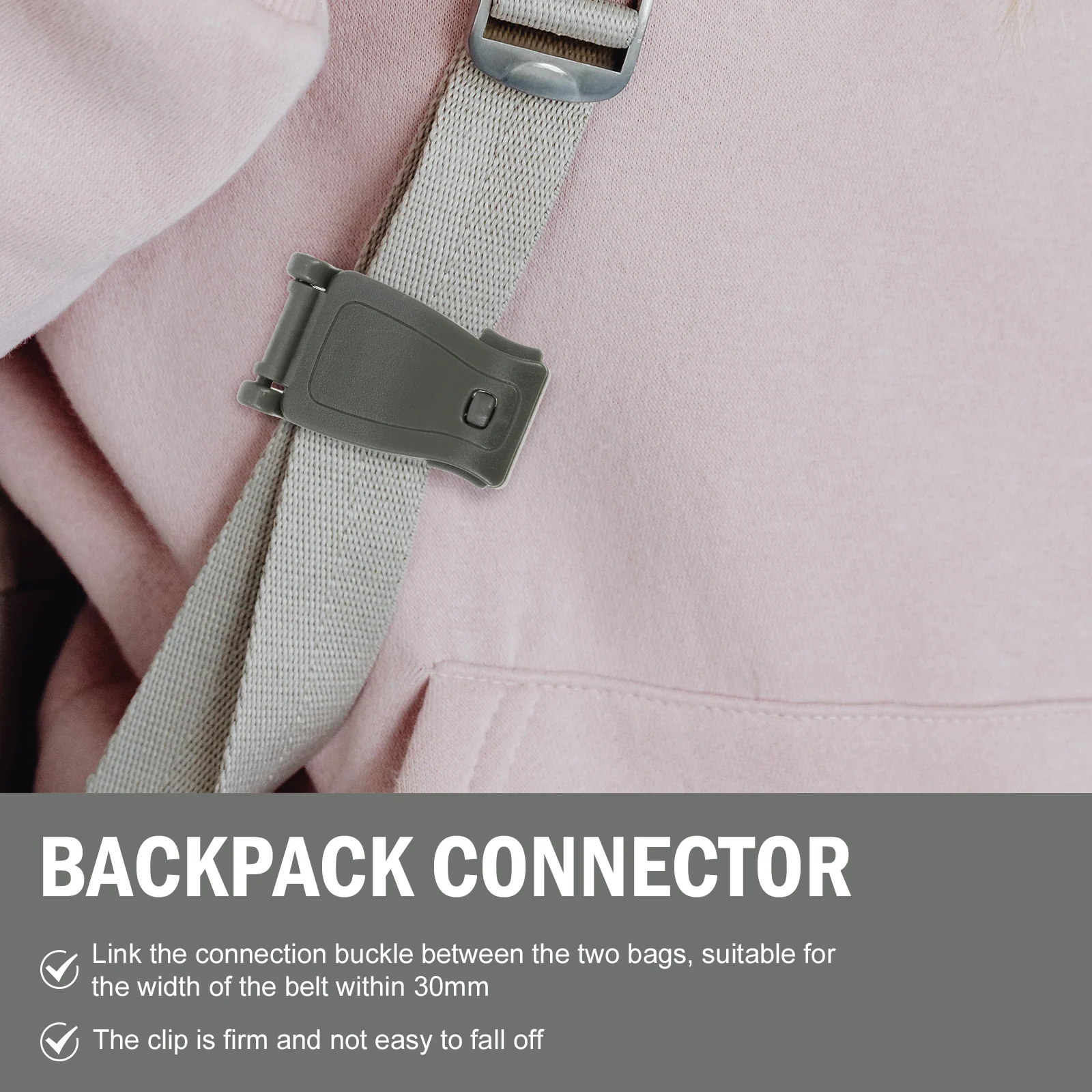 

12pcs Backpack Buckle Heavy Duty Webbing Bag Connecting Plastic Steel Nylon Outdoor Camping Hunting Gear For Hiking Travel