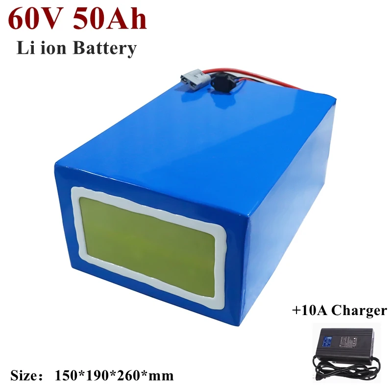 

SKone 60 В 50 Ач литий-ионный аккумулятор 150*190*260 м для электрического вилочного погрузчика 6000 Вт AGV тележка скутер водитель грузовик трактор