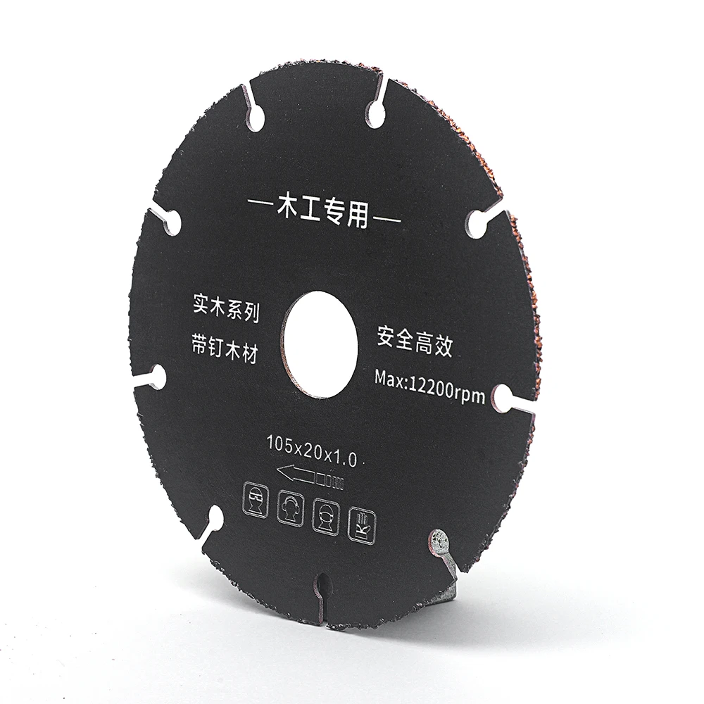 1Pc 105mm Wood Cutting Disc Multi-function Wood Ultra-thin Diamond Woodworking Saw Blade