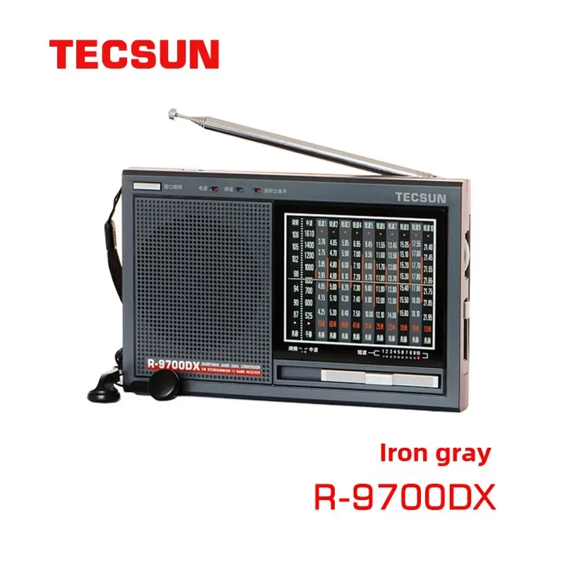 

Tecsun R-9700DX Original Guarantee SW/MW High Sensitivity World Band Radio Receiver with Speaker