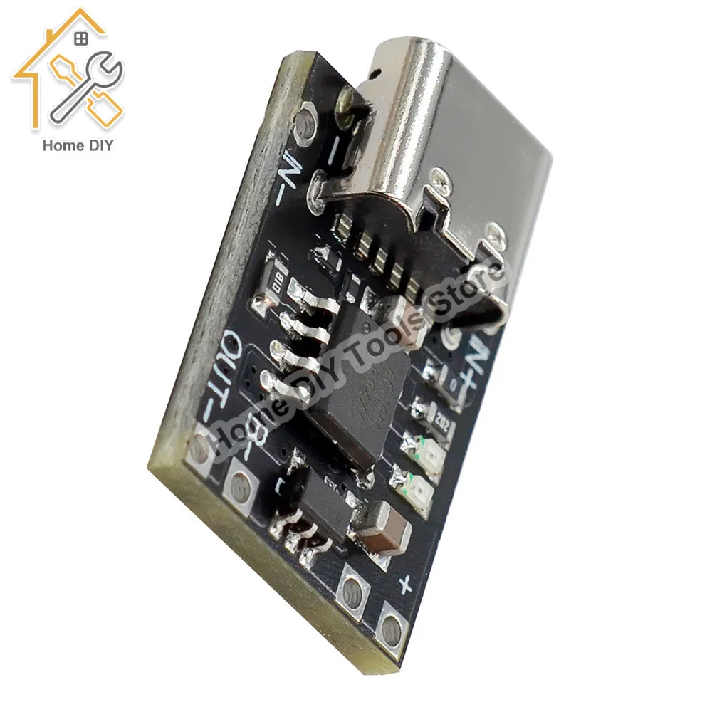 Ultra-Small Lithium Battery Charging Panel 1A Ternary Lithium Battery 3.7V4.2V Charger Module Type-C With Protection Board