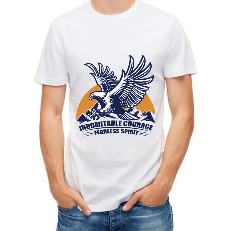 Fere Selvaggie Eagles DTF Sticker Heat Transfer Clothes Ironing On DIY Fashion T-Shirt Washable Vinyl Patch Iron On Clothing Man view 4