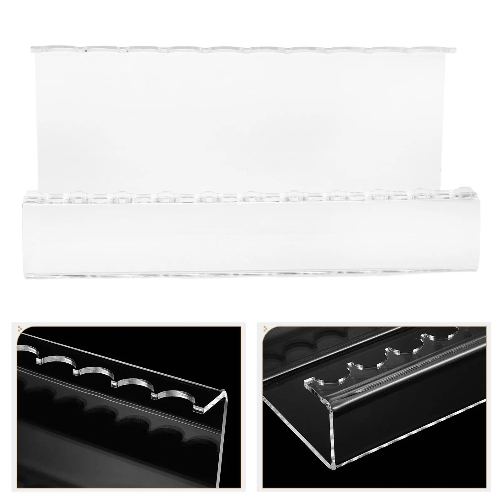 

Прозрачный акриловый органайзер для ручек на 10 отделений, настольный держатель для канцелярских принадлежностей, прозрачный контейнер для маркеров, цветных карандашей, для офиса