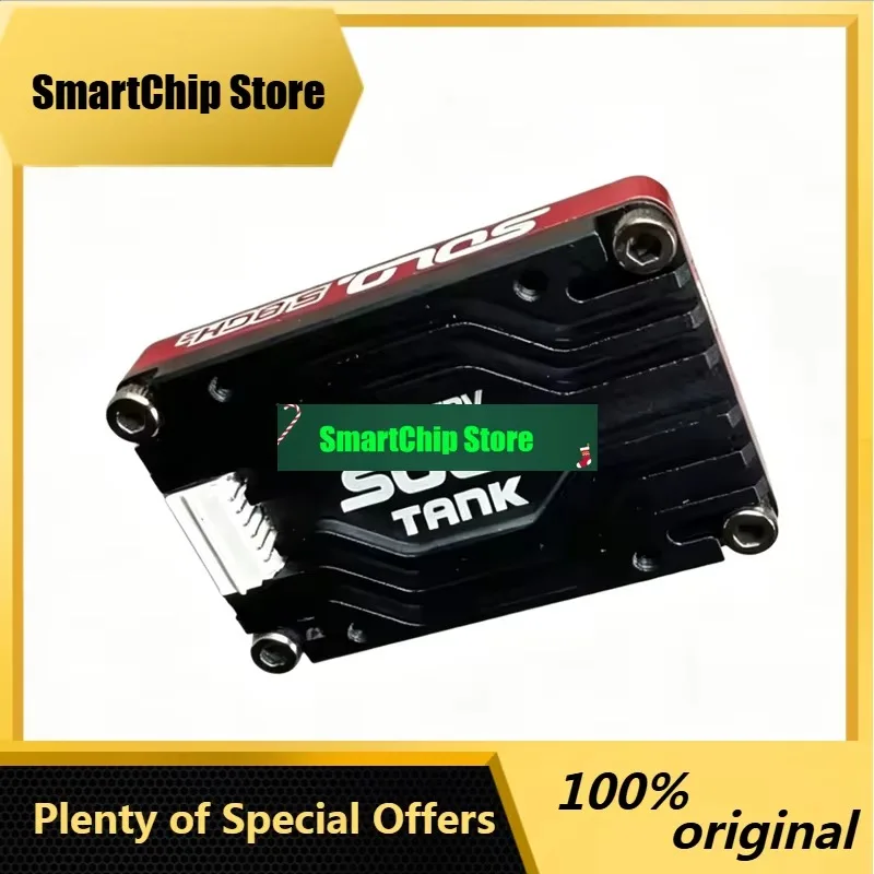 SmCpRUSH TANK SOLO VTX, 5.8GHz 1.6W Video Transmitter With AGC Mic, CNC Aluminum Case