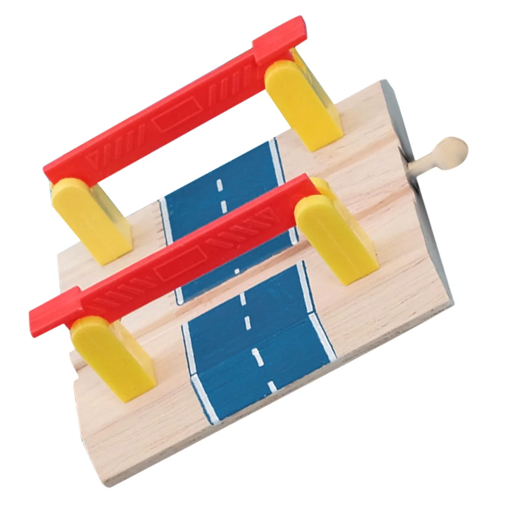 Train Road Barrier Block Plaything Train Track Road Block Railing Barrier  Model train track accessories