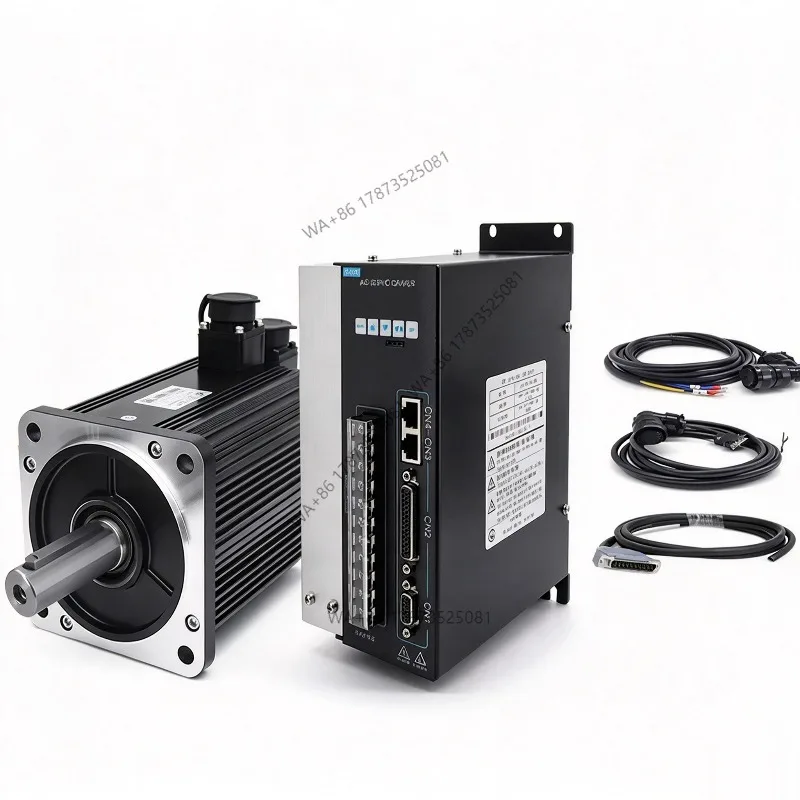 130st optical encoder servo motor set+high-performance driver 1kw~3.4KW 2500rpm with RS485 EtherCAT Canopen Mode