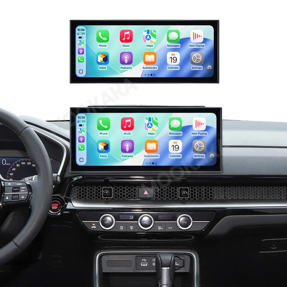15,8 inch Android 15 scherm voor Honda CRV CR-V 2023 2024 GPS CarPlay autoradio multimediaspeler navigatiesysteem - afbeelding 2