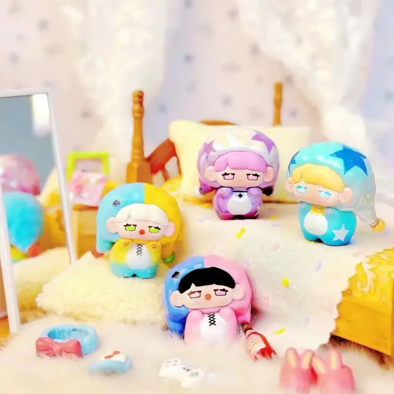 

Mikka Pajama Party Series Мини Слепая Коробка Mystery Box Фигурка Кукла Модель Настольный Декор Виниловые Мультяшные Игрушки Сюрприз Подарки