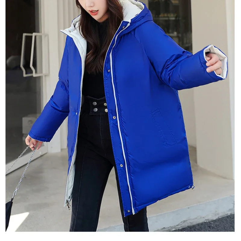 2024 New Girl's Stylish and Cozy Wear on Both Sides Fashionable and Comfortable Cotton Padded Jacket  for Women for Winter