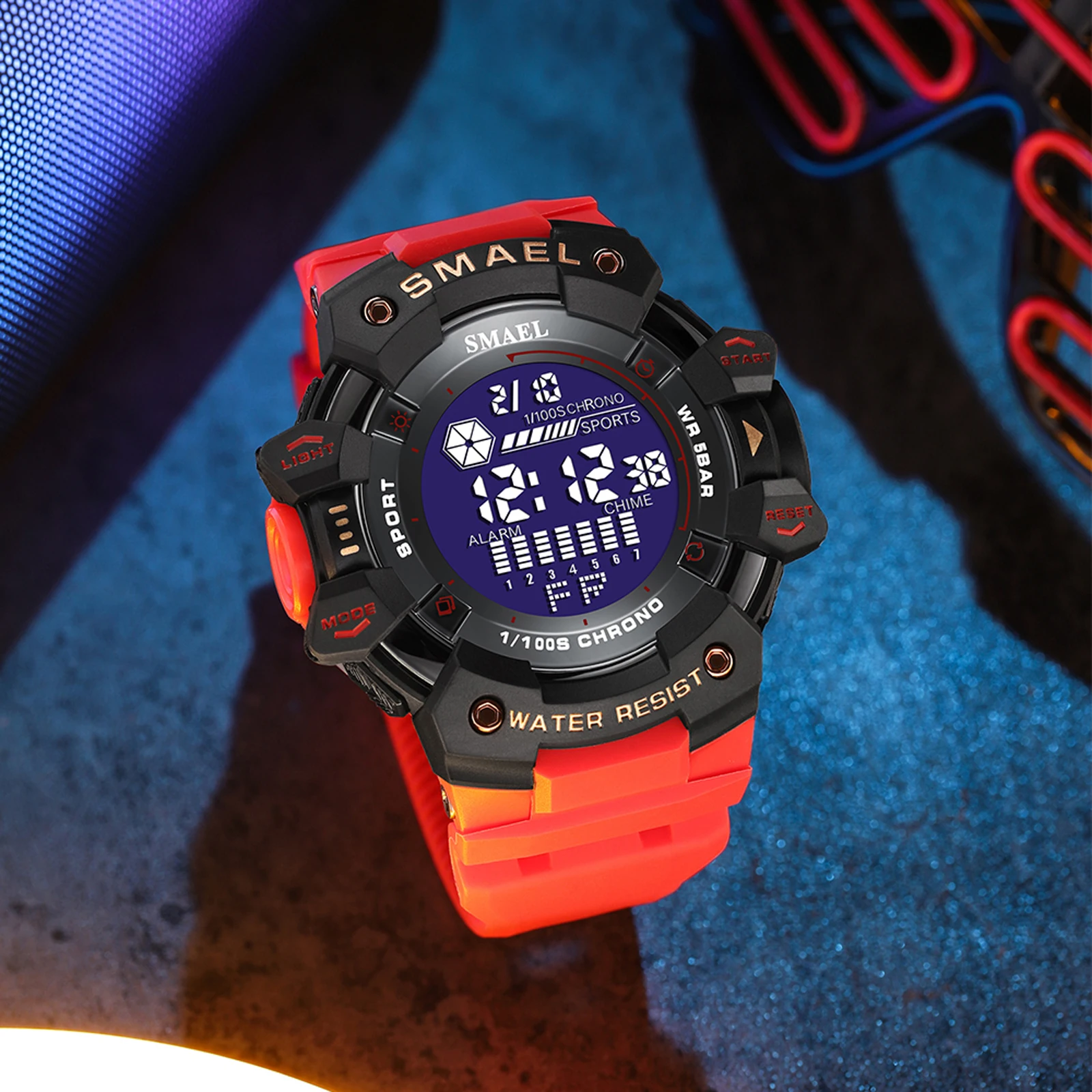 Mens Watch Military Water resistant SMAEL Sport watch Army led Digital wrist Stopwatches for male 8050 relogio masculino Watches