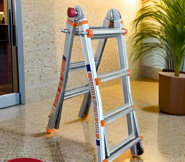 Pounds Bearing Force  Elevator Aluminum Alloy Multi-Position Ladder