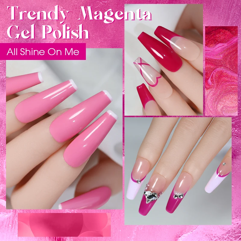 Arte Clavo 15 ml Roze Paarse Kleur Gel Nagellak Semi Permanente Effen Nagelgel Vernis Losweken UV Gel voor Base Top Coat Nagels