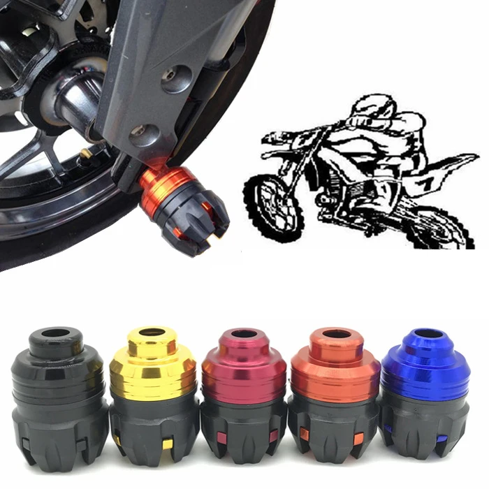 

1Pair Universal CNC hardening Front Suspension Protection Cup Frame Slider Falling Protector for Motorcycle Scooter E-Bike