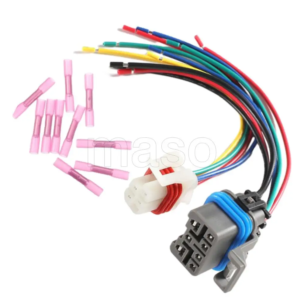 

For GM 4L60E 4L80E Allison 1000 88862288, 15305887 4 Speed Automatic Transmission Wiring Harness with 10 Heat Shrink Terminals