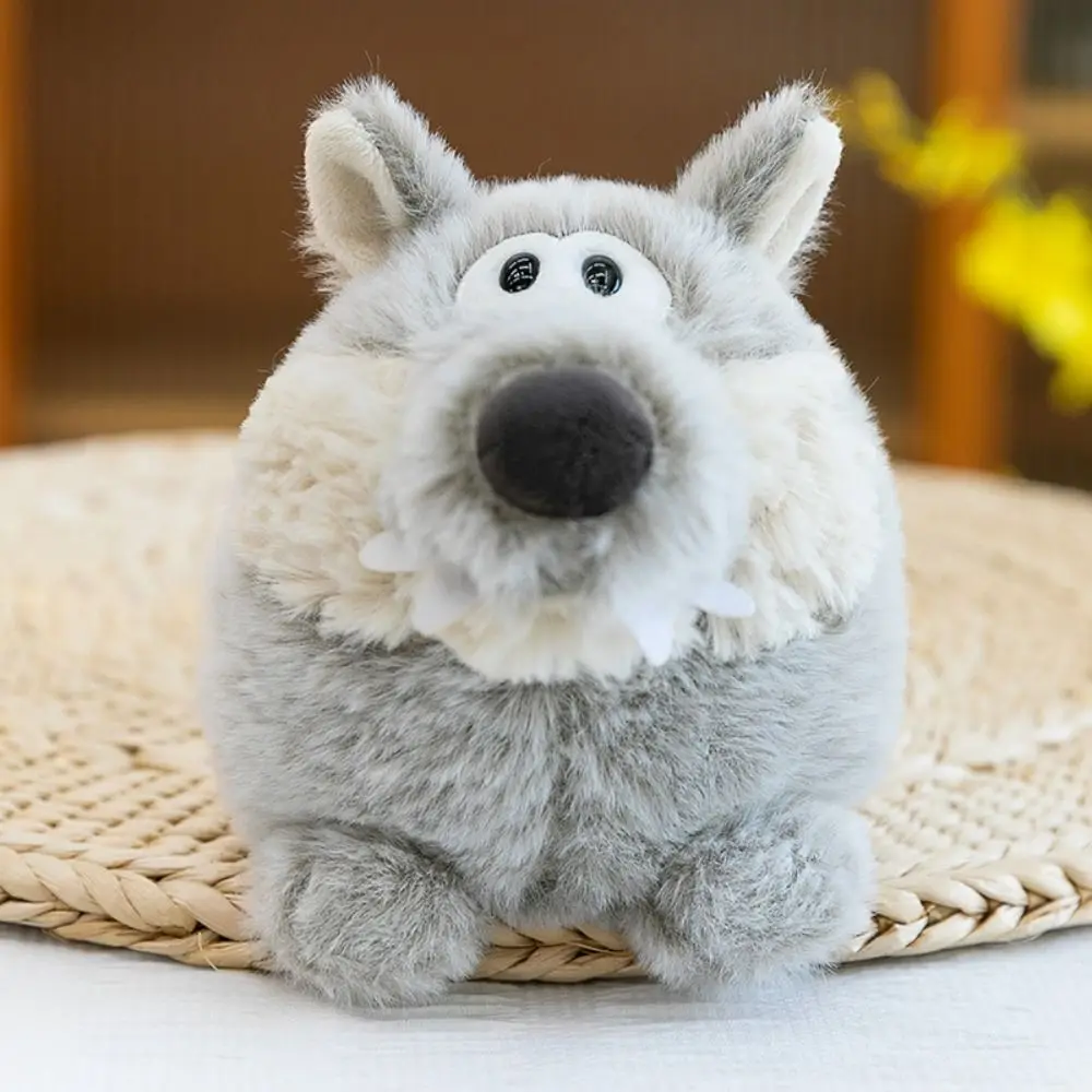 Comfort Fluffy Baby Goat Collection Soft Grey Wolf 15CM Cartoon Brown Bear Figurine Festival Party Decor