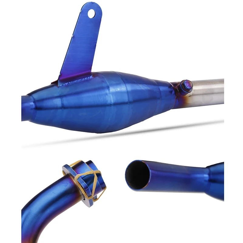 cheap For Yamaha YZF R3 R25 MT03 2015 - 2023 Years Motorcycle Exhaust Escape Moto Full Systems Front Middle Link Pipe