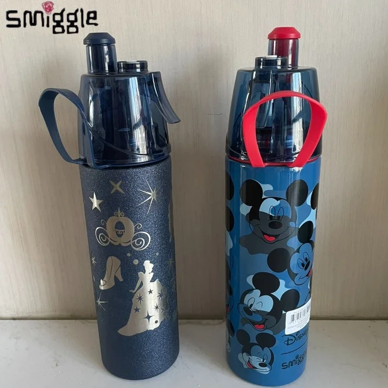 Australia Smiggle Children Straw Water Cup Creative Spray Type Water Cup Insulated Portable Sports Water Cup Cartoon Kettle Gift