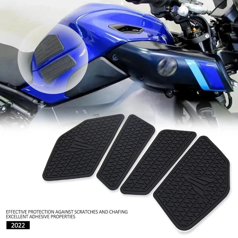 Motorcycle Accessories Anti-Skid Fuel Tank Protection Sticker Fits For-Yamaha MT10 MT-10 2022 2023