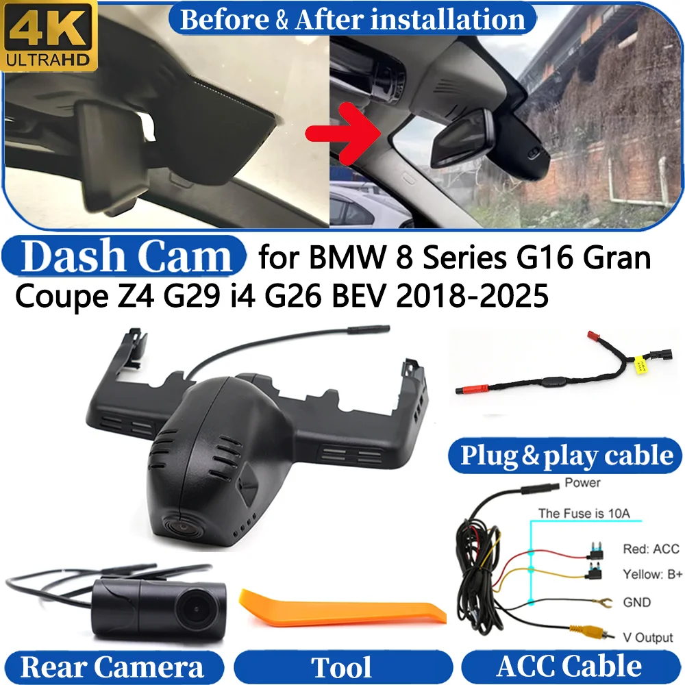 Car Parking Sensor 8 Sensor Front Rear - BMW 8 시리즈 G16 그란 쿠페