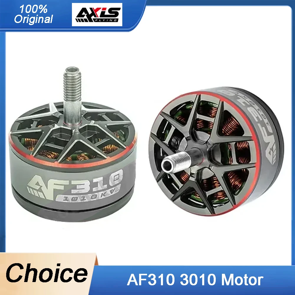 

AxisFlying AF310 3010 1010KV/1210KV 6S Бесщеточный двигатель для 7-дюймового FPV Cinelifter Cinematic Drone Φ36.4X41.6MM / вал M5