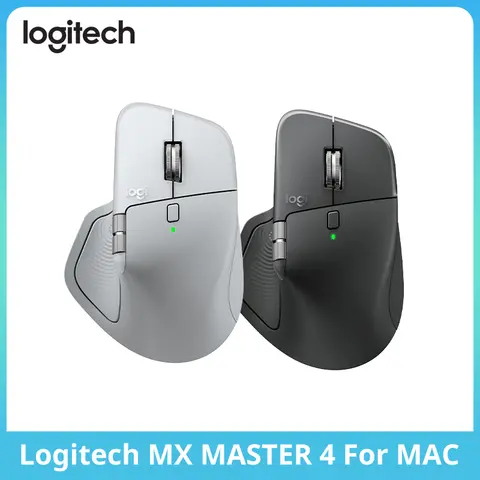 Logitech Master 4 per mouse da ufficio Bluetooth wireless Mac, ruota elettromagnetica MagSpeed, 200-8000 DPI, batteria da 650 mAh