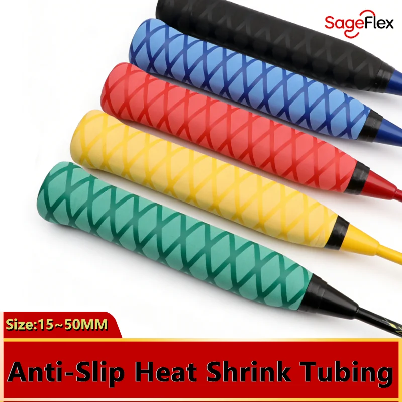 

15-50mm Cable Anti-Slip Fishing Rod Handle Grip Wrap with Enhanced Grip Comfort Heat Shrink Tube for Secure Waterproof Handle