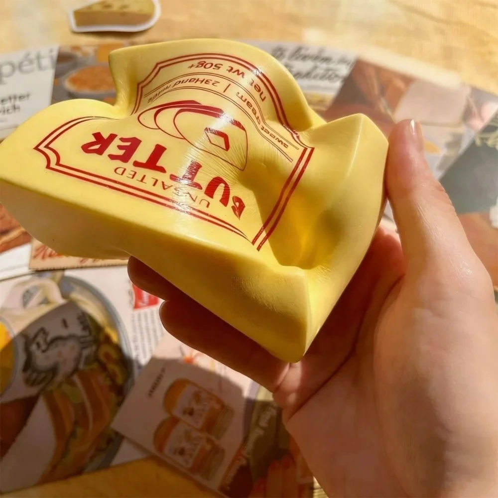 

Мягкая игрушка-антистресс в виде блока сливочного масла, медленно восстанавливающая форму, сенсорная игрушка для снятия тревоги, подарок для людей с аутизмом, для настольных игр