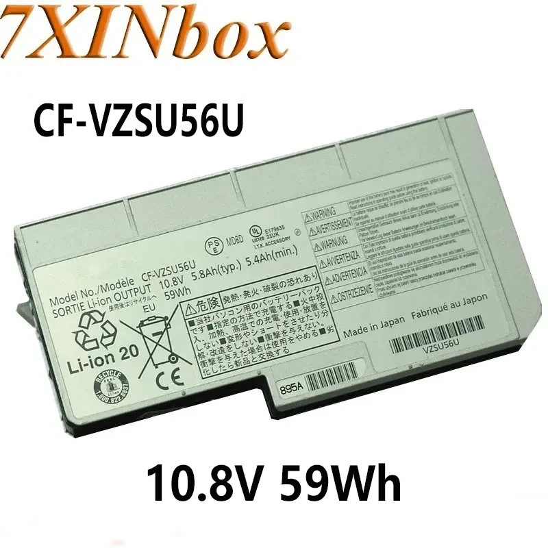 

7XINbox 10.8V 59Wh Original CF-VZSU56U VZSU56U Laptop Battery For Panasonic Toughbook CF-F9 CF-F8