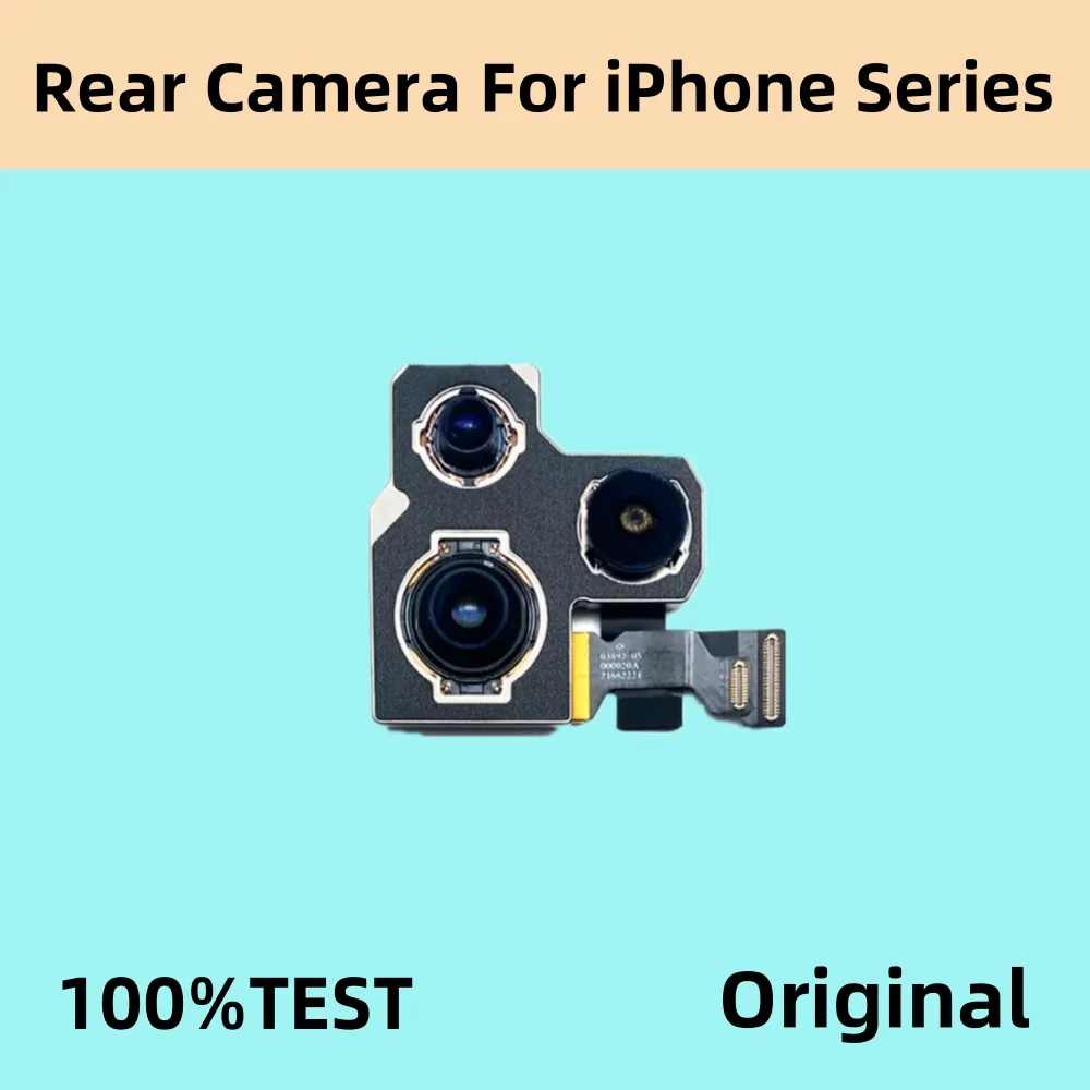 

Back Camera Rear Main Lens Flex Cable Camera For iPhone 13 13mini 12mini 12 14 PRO 12pro Max Back Real Camera