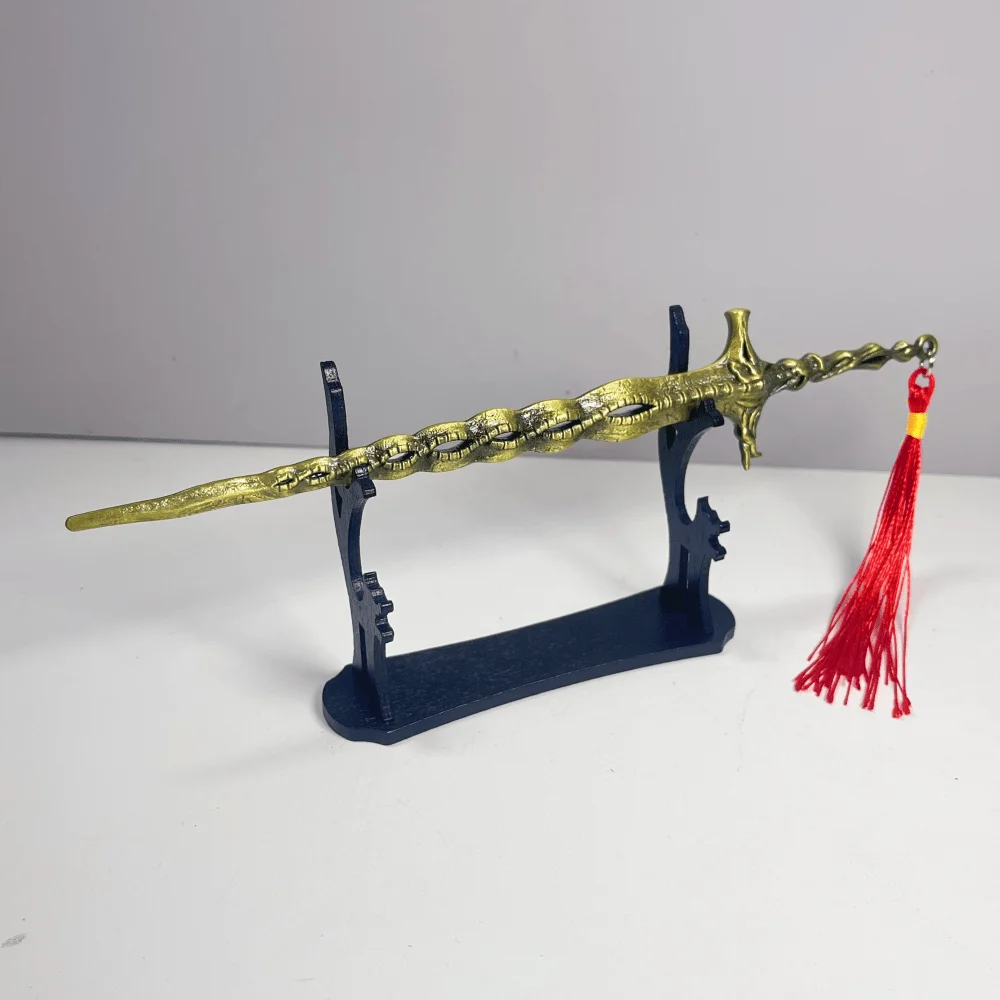 9.8inch Elden Sacred Relic Sword Metal Katana Sword Ninja Knife Katana Sabre Original Samurai Sabre Cosplay Accessories Prop Toy