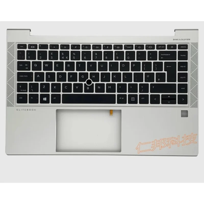 For hp elitebook 840 g7 laptop keyboard palmrest upper case w/backlit M07090-031