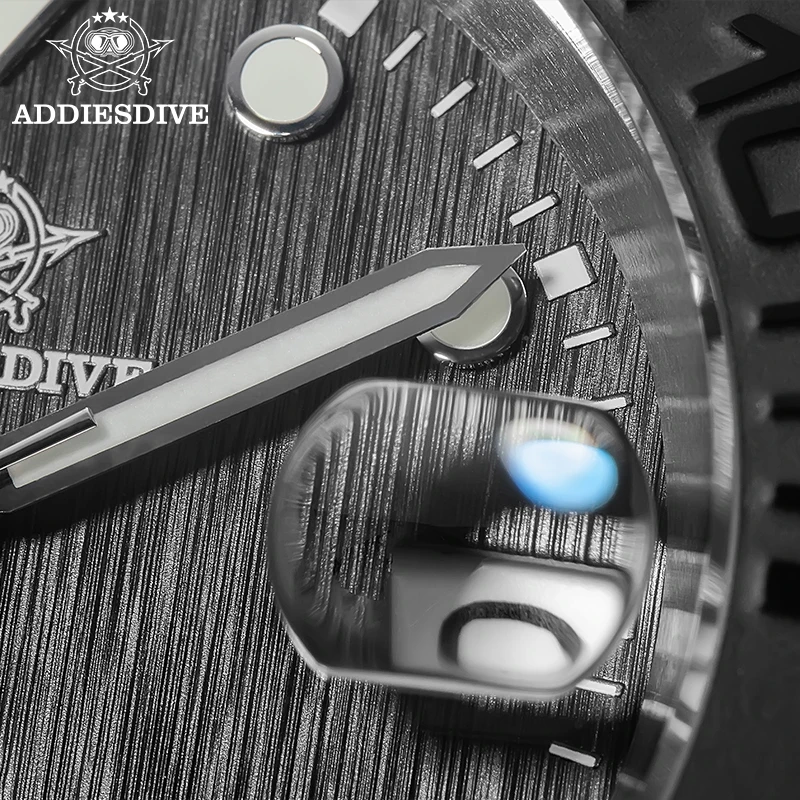 ﻿ ADDIESDIVE Classics Diver Watch Sapphire Glass 20Bar Waterproof BGW9 Luminous Stainless Automatic Watches for Men New AD2087