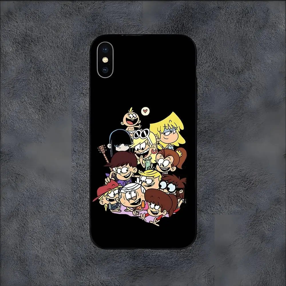 حافظة هاتف L-loud House Long Rugs لهاتف سامسونج S25، S24، S22، S23، S30، Ultra، S20، S30، Plus، S21 Fe، 10,9,5G غطاء سيليكون