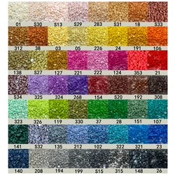 Bulk Buy Tile 1x1 Round 98138 DIY Pixel Art Stuff Remix 56 Colors Building Block Part Brick Mosaic Toys For Artist 4500pcs/Lot