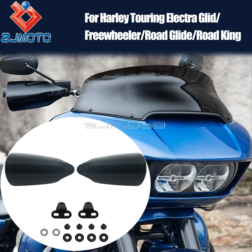 

For Harley Touring Electra Glide Road King Road Glide Freewheeler Motorcycle Hand Handlebar Handle Bar Guard Handguard 2014-2020