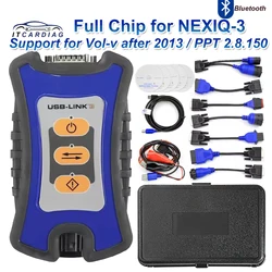 Full Chip for NEXIQ-3 USB Link BT for Volvo after 2013 Diesel Truck Scanner Diagnostic Tool OBD2 Fault Diagnostics Detector
