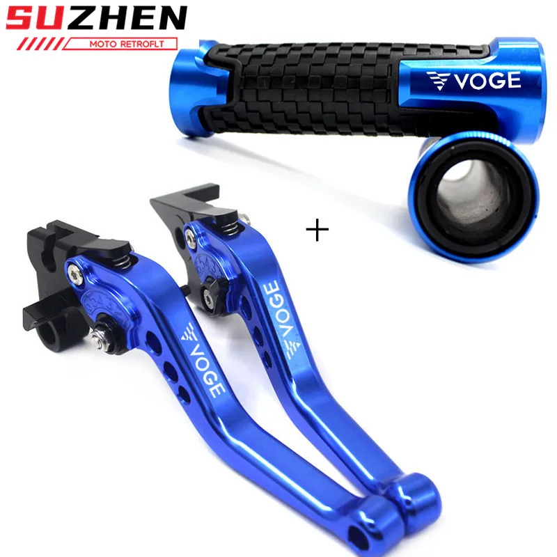 High Quality For LONCIN VOGE 300DS 300 DS Motorcycle Accessories Folding Extendable Brake Clutch Levers Handbar End Grips