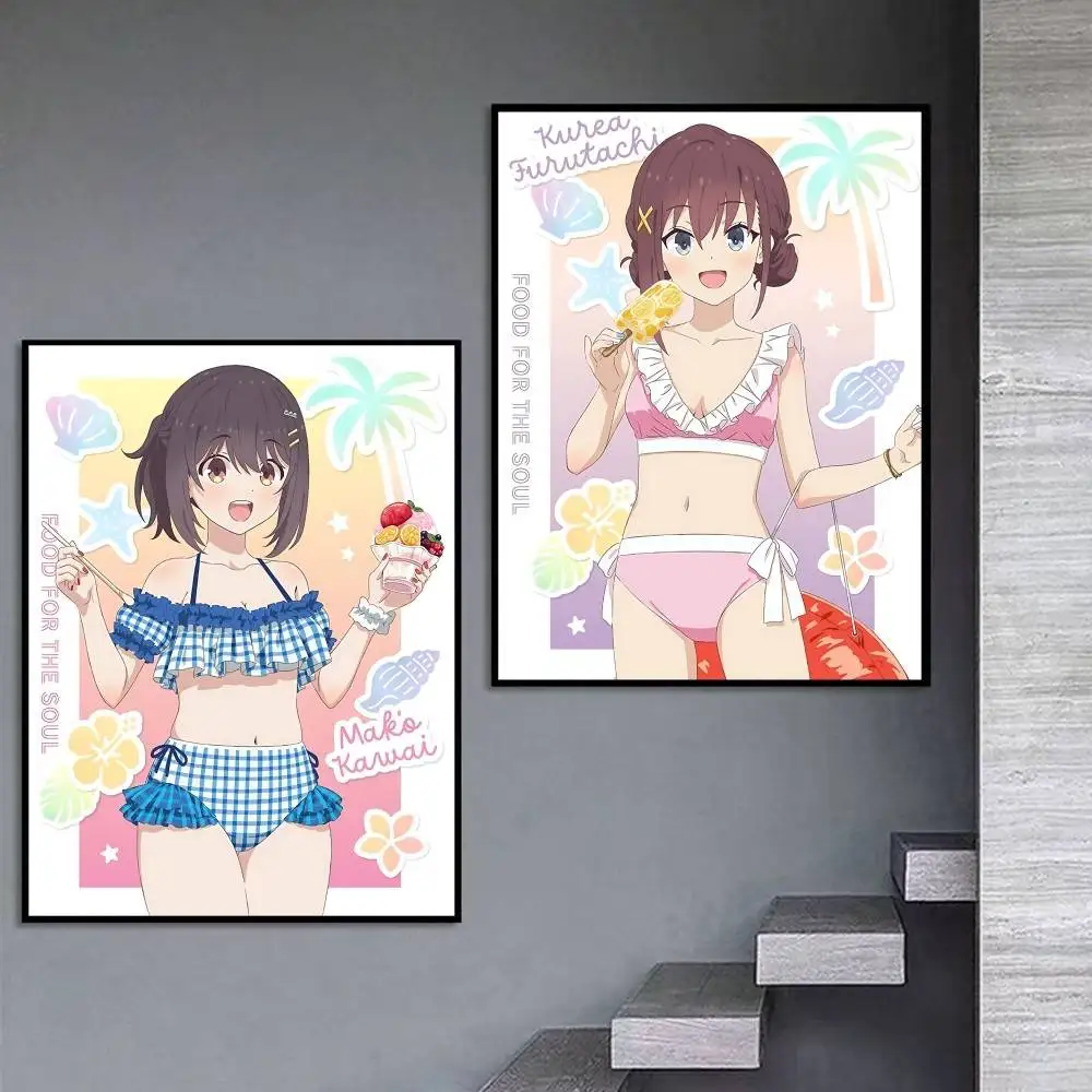 Anime Food for the Soul Official Art Poster Self-adhesive Art Waterproof Paper Sticker Coffee House Bar Room Wall Decor