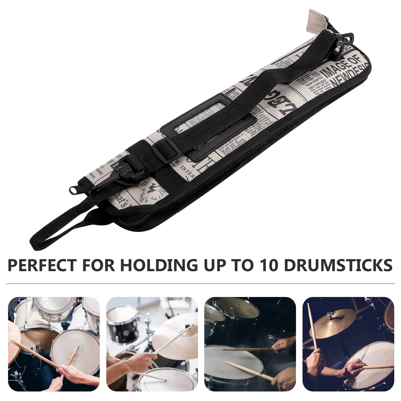 

Drum Stick Bag Cymbal Drumsticks Case for Saucers Bags Drummer Accessories