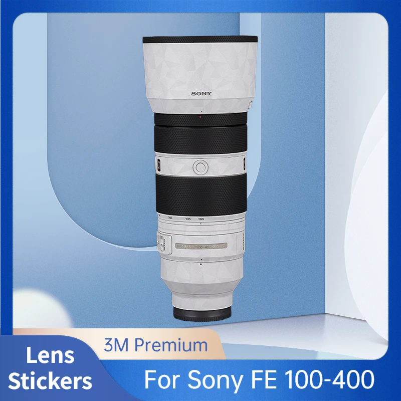 FE 100-400 Decal ผิวไวนิลห่อฟิล์มเลนส์ป้องกันสติกเกอร์ Protector Coat สําหรับ Sony FE 100-400 มม.F4.5-5.6 GM OSS SEL 100400 จีเอ็ม